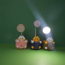 3-in1 Cute Animal  Shape Table Desk Flexible LED Lamp with Pen Pencil Holder & Pencil Sharpener
