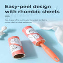 Pets Series Lint Roller with 2 Refills (Orange)