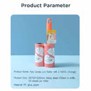 Pets Series Lint Roller with 2 Refills (Orange)