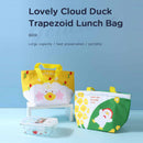 Lovely Cloud Duck Trapezoid Lunch Bag