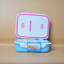2 Compartments Lunch Box with spoon