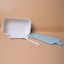 High quality 2 compartments Lunch box with spoon.