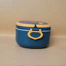 "Be with you" Double Layer Lunch Box With Spoon And Carry with Handle. (Price for 1 piece)