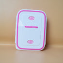 2 Compartments Lunch Box with spoon and airtight double side lock. ( Price For 1 Piece)