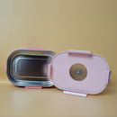 Single Compartment Insulated Lunch Box Stainless Steel with Airtight Lid.