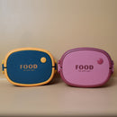 "Be with you" Double Layer Lunch Box With Spoon And Carry with Handle. (Price for 1 piece)