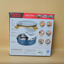 Stainless Steel Round Lunch Box, with small Box Insert Leak Proof Lunch Box with Transparent lid