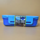 LUNCH BOX MICROWAVE DOUBLE AIRTIGHT LOCK WITH SPOON RECTANGLE SHAPE ( Price For 1 Piece)