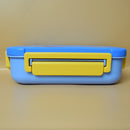 Lucky Unicorn and Starry Astro Lunch Box with 4 compartments and Double Side Airtight Lock.