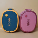 Double Layer Lunch Box With Spoon And Carry with Handle