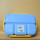 Lucky Unicorn and Starry Astro Lunch Box with 4 compartments and Double Side Airtight Lock.