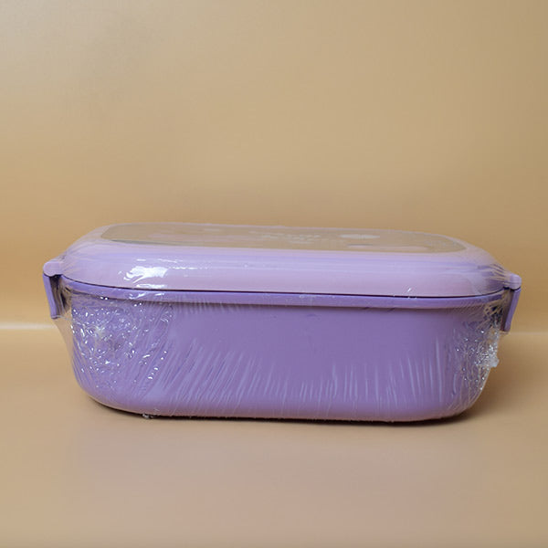 Stainless Steel Insulation Lunch Box Portable Fruit Food Container Leakproof Detachable Two Compartments