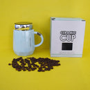 Black Letters Series Geometric Design Ceramic Tea Cup Coffee Mug Travel Mug. (Price for 1 piece)