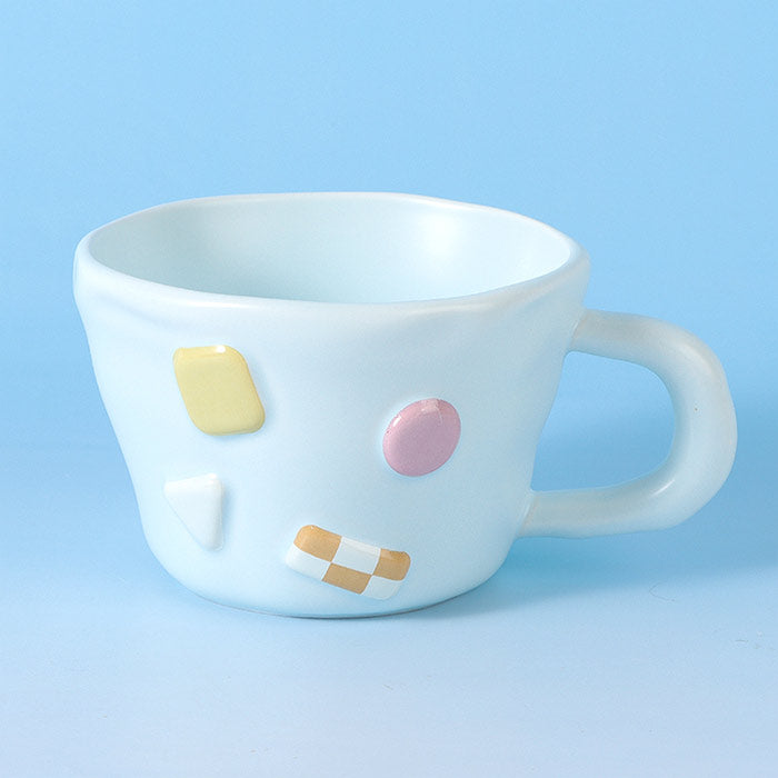 400ml/13.5oz Large Capacity Ceramic Mug Couple Creative Cute Coffee And Milk Cup  (Price for 1 piece)