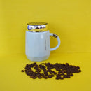 Black Letters Series Geometric Design Ceramic Tea Cup Coffee Mug Travel Mug. (Price for 1 piece)