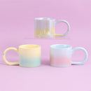 Creative Pearlescent Contrast Ceramic Mug Home Office Breakfast Coffee Milk Cup-(Price for 1 piece)