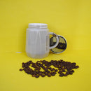 Black Letters Series Geometric Design Ceramic Tea Cup Coffee Mug Travel Mug. (Price for 1 piece)