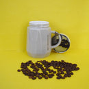 Black Letters Series Geometric Design Ceramic Tea Cup Coffee Mug Travel Mug. (Price for 1 piece)