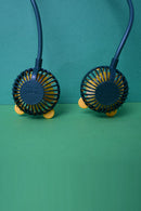 Portable Mini Hanging Neck Fan Mini Cooling Fans 2 Speeds USB Rechargeable Sports Cooling Fan For Outdoor Sports Travel