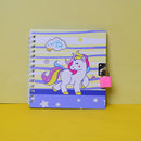 Different Cute Character Diary With Key Lock. Spiral Diary For Kids. All Memorable or important things in the notebook at any time (Price For 1 Piece)
