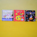 Different Cute Character Diary With Key Lock. Spiral Diary For Kids. All Memorable or important things in the notebook at any time (Price For 1 Piece)