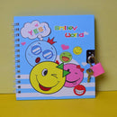 Different Cute Character Diary With Key Lock. Spiral Diary For Kids. All Memorable or important things in the notebook at any time (Price For 1 Piece)