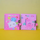 Different Cute Character Diary With Key Lock. Spiral Diary For Kids. All Memorable or important things in the notebook at any time (Price For 1 Piece)
