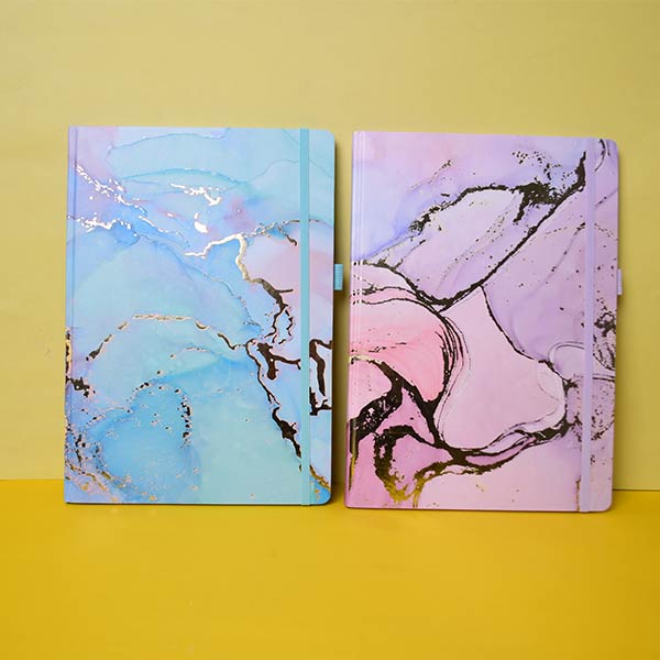 Marble Hardcover Journal Thick Paper, Cute Aesthetic A5 College Ruled Notebook for Journaling Writing Work Office School. Best Gift For Your Loved Ones.