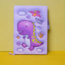 Little Dinosaur A4 Size Note Book With Elastic Band. All Memorable or important things in the notebook at any time. (Price For 1 Piece)