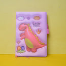 Little Dinosaur A4 Size Note Book With Elastic Band. All Memorable or important things in the notebook at any time. (Price For 1 Piece)