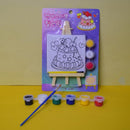Kids Painting Kit for DIY Crafts and Decorative Painting Projects with Standing Board.