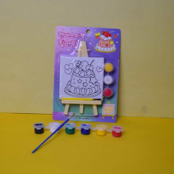 Kids Painting Kit for DIY Crafts and Decorative Painting Projects with Standing Board.