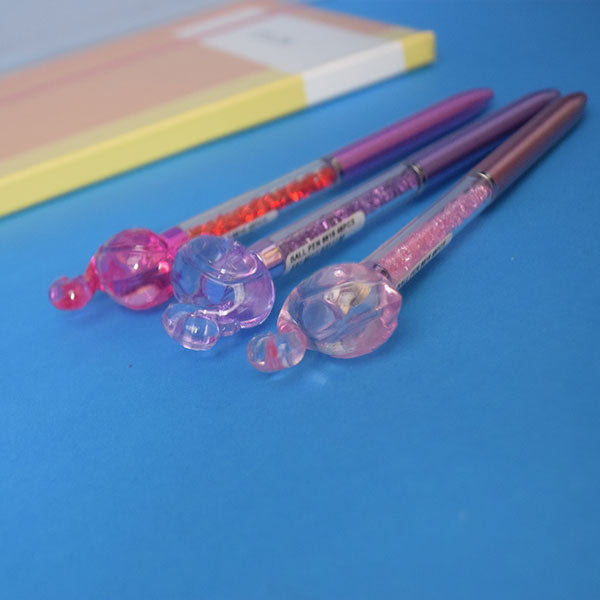 Crystal Gel Duck Series Pen Stationery Office And Learning Stationery With Different Colors. ( Price for 1 piece)