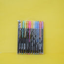 12 Different  Glitter Colors, Gel Pen Best Gift For Coloring Kids. ( Price for 1 piece)