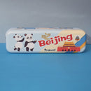 Double Decker Mermaid and Bei jing Bus Shape Pencil Box With String Operated Wheels Geometry Box (Price For 1 Piece)