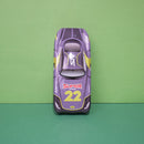 Car Shaped - Metal Printed Pencil Box Two Compartments, Pack of One, Primary Kids First Choice. ( Price For 1 Piece)