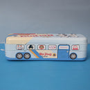 Double Decker Mermaid and Bei jing Bus Shape Pencil Box With String Operated Wheels Geometry Box (Price For 1 Piece)