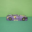 Car Shaped - Metal Printed Pencil Box Two Compartments, Pack of One, Primary Kids First Choice. ( Price For 1 Piece)