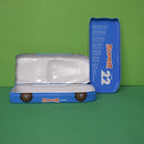 Car Shaped - Metal Printed Pencil Box Two Compartments, Pack of One, Primary Kids First Choice. ( Price For 1 Piece)