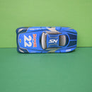 Car Shaped - Metal Printed Pencil Box Two Compartments, Pack of One, Primary Kids First Choice. ( Price For 1 Piece)