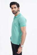 Soft Cotton Polo Shirt  For Men's (Green)