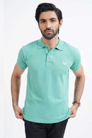 Soft Cotton Polo Shirt  For Men's (Green)
