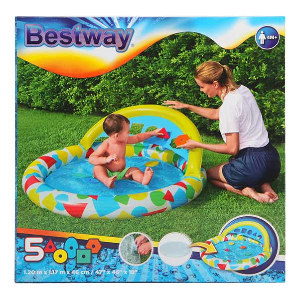 47"X 46"X 18" Summer Set Pool  Blow up Pool for Adults, Swimming Pool Above Ground, Garden,