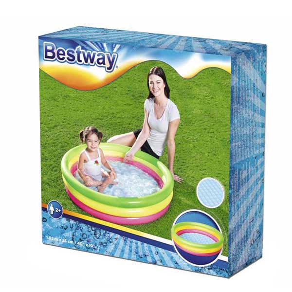 40"X 10" Summer Set Pool  Blow up Pool for Adults, Swimming Pool Above Ground, Garden,