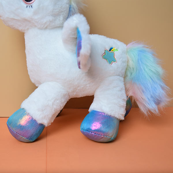 Lovely Colorful Unicorn Plush Toy Polyfill Washable Cuddly Soft Plush Toy
