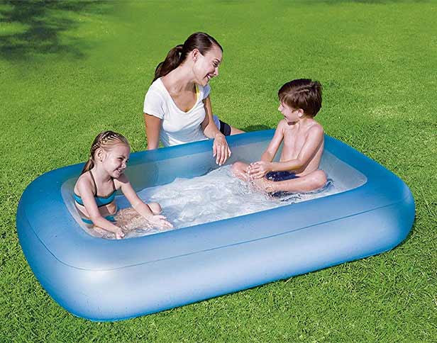 65"X 41"X 10" Summer Set Pool  Blow up Pool for Adults, Swimming Pool Above Ground, Garden,