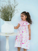 Breezy Pink Polka Dotts Top Age (0 to 07) Years