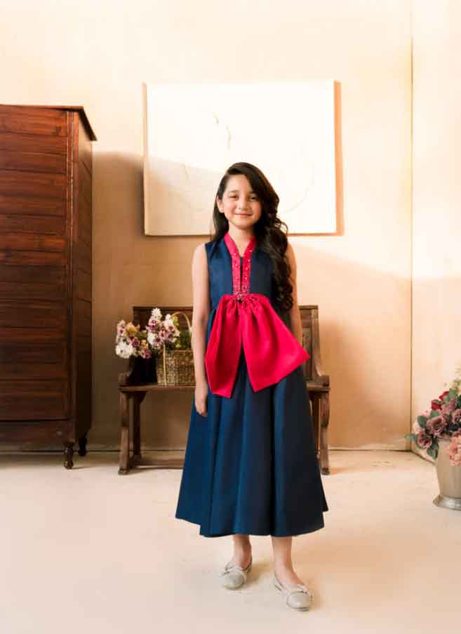 Peacock Simple Zinc Frock Age-05 Years