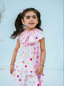 Breezy Pink Polka Dotts Top Age (0 to 07) Years