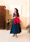 Peacock Simple Zinc Frock Age-03 Years